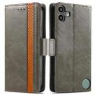 For Nothing CMF Phone 1 CaseNeo Splicing Dual Magnetic Buckle Leather Phone Case(Gray) - 2