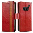 For Nothing Phone 2a Plus CaseNeo Splicing Dual Magnetic Buckle Leather Phone Case(Red) - 2