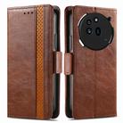 For Nothing Phone 3a CaseNeo Splicing Dual Magnetic Buckle Leather Phone Case(Brown) - 2