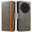 For Nothing Phone 3a CaseNeo Splicing Dual Magnetic Buckle Leather Phone Case(Gray) - 2