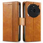 For Nothing Phone 3a CaseNeo Splicing Dual Magnetic Buckle Leather Phone Case(Khaki) - 2