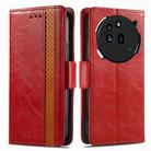 For Nothing Phone 3a CaseNeo Splicing Dual Magnetic Buckle Leather Phone Case(Red) - 2