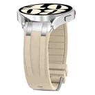 For Amazfit GTR Mini Quick Release Silver Buckle 20mm Royal Silicone Watch Band(Starlight) - 3