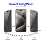 For iPhone 16 Pro Max ENKAY Hat-Prince 28 Degree Anti-peeping Privacy Tempered Glass Film - 2