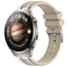 For Huawei Watch 4 22mm Quick Release Silver Buckle Royal Silicone Watch Band(Starlight) - 1