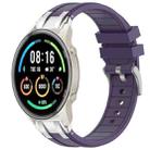 For Xiaomi Watch Sport 22mm Quick Release Silver Buckle Royal Silicone Watch Band(Purple) - 1