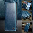 For iPhone 16 Pro CaseMe 003 Crazy Horse Texture Flip Leather Phone Case(Blue) - 2