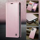 For iPhone 16 Pro Max CaseMe 003 Crazy Horse Texture Flip Leather Phone Case(Pink) - 2