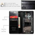 For iPhone 16 CaseMe 003 Crazy Horse Texture Flip Leather Phone Case(Black) - 3