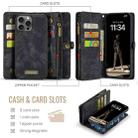 For iPhone 16 Pro CaseMe 008 Detachable Multifunctional Leather Phone Case(Black) - 2