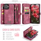 For iPhone 16 Plus CaseMe 008 Detachable Multifunctional Leather Phone Case(Red) - 2