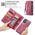 For iPhone 16 Plus CaseMe 008 Detachable Multifunctional Leather Phone Case(Red) - 3