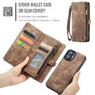 For iPhone 16 Plus CaseMe 008 Detachable Multifunctional Leather Phone Case(Brown) - 3