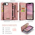 For iPhone 16e CaseMe 008 Detachable Multifunctional Leather Phone Case(Pink) - 2