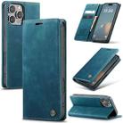 For iPhone 16 Pro Max CaseMe 013 Multifunctional Horizontal Flip Leather Phone Case(Blue) - 1