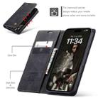 For iPhone 16 Pro CaseMe 013 Multifunctional Horizontal Flip Leather Phone Case(Black) - 3