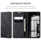 For iPhone 16e CaseMe 013 Multifunctional Horizontal Flip Leather Phone Case(Black) - 2