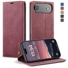 For iPhone Air CaseMe 013 Multifunctional Horizontal Flip Leather Phone Case(Red) - 1