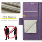 For iPhone 16 Pro Max CaseMe 023 Butterfly Buckle Litchi Texture RFID Anti-theft Leather Phone Case(Purple) - 3