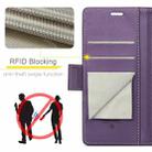 For iPhone 16 CaseMe 023 Butterfly Buckle Litchi Texture RFID Anti-theft Leather Phone Case(Purple) - 3
