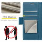 For iPhone 16 CaseMe 023 Butterfly Buckle Litchi Texture RFID Anti-theft Leather Phone Case(Blue) - 3