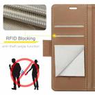 For iPhone 16 CaseMe 023 Butterfly Buckle Litchi Texture RFID Anti-theft Leather Phone Case(Brown) - 3