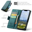 For iPhone 16e CaseMe 023 Butterfly Buckle Litchi Texture RFID Anti-theft Leather Phone Case(Green) - 2