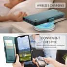 For iPhone 16e CaseMe 023 Butterfly Buckle Litchi Texture RFID Anti-theft Leather Phone Case(Green) - 3