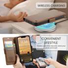 For iPhone 16e CaseMe 023 Butterfly Buckle Litchi Texture RFID Anti-theft Leather Phone Case(Brown) - 3