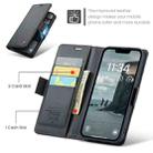 For iPhone 16e CaseMe 023 Butterfly Buckle Litchi Texture RFID Anti-theft Leather Phone Case(Black) - 2