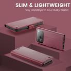 For iPhone 17 Pro CaseMe 023 Butterfly Buckle Litchi Texture RFID Anti-theft Leather Phone Case(Red) - 3