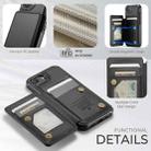 For iPhone 16e CaseMe C22 Card Slots Holder RFID Anti-theft Phone Case(Black) - 2