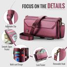 For iPhone 16e CaseMe C36 Card Slots Zipper Wallet RFID Anti-theft Leather Phone Case(Red) - 3