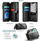 For iPhone 16e CaseMe C36 Card Slots Zipper Wallet RFID Anti-theft Leather Phone Case(Black) - 2