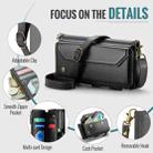 For iPhone 16e CaseMe C36 Card Slots Zipper Wallet RFID Anti-theft Leather Phone Case(Black) - 3