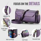 For iPhone 16e CaseMe C36 Card Slots Zipper Wallet RFID Anti-theft Leather Phone Case(Purple) - 3