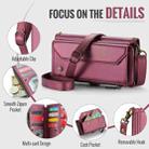 For iPhone 17 Pro Max CaseMe C36 Card Slots Zipper Wallet RFID Anti-theft Leather Phone Case(Red) - 3