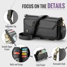 For iPhone 17 Pro Max CaseMe C36 Card Slots Zipper Wallet RFID Anti-theft Leather Phone Case(Black) - 3