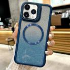 For iPhone 11 Pro Max CD-grain Gradient Glitter Magsafe Acrylic Hybrid TPU Phone Case(Blue) - 1