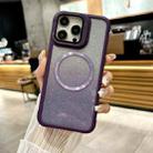 For iPhone 12 Pro CD-grain Gradient Glitter Magsafe Acrylic Hybrid TPU Phone Case(Purple) - 1