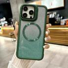 For iPhone 12 Pro MaX CD-grain Gradient Glitter Magsafe Acrylic Hybrid TPU Phone Case(Green) - 1