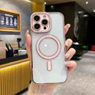 For iPhone 13 Pro Imitation Original Magsafe TPU Phone Case(Pink) - 1