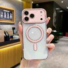 For iPhone 17 Pro Max Imitation Original Magsafe TPU Phone Case(Pink) - 1