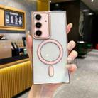 For Samsung Galaxy S24+ 5G Imitation Original Magsafe TPU Phone Case(Pink) - 1