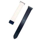 For Samsung Gear Sport Slim Magnetic Buckle 20mm Microfiber Leather Watch Band(Black+Apricot) - 2