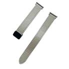 For Samsung Galaxy Watch 7 40 / 44mm Slim Magnetic Buckle 20mm Microfiber Leather Watch Band(Calf Elephant Gray) - 2