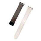 For Garmin Forerunner 165 Music Slim Magnetic Buckle 20mm Microfiber Leather Watch Band(Apricot+Caramel Macchiato) - 2