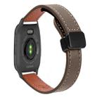 For Garmin Venu SQ2 Slim Magnetic Buckle 20mm Microfiber Leather Watch Band(Caramel Macchiato) - 1