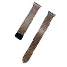 For Garmin Approach S40 Slim Magnetic Buckle 20mm Microfiber Leather Watch Band(Caramel Macchiato) - 2