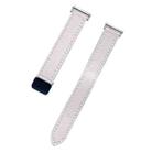 For Garmin Move 3 Slim Magnetic Buckle 20mm Microfiber Leather Watch Band(Apricot) - 2